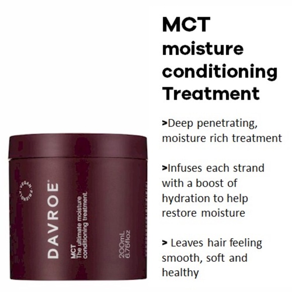 DAVROE Brand New!! NEVER USED MCT Ultimate Moisture Conditioning treatment 200ML - Picture 3 of 7